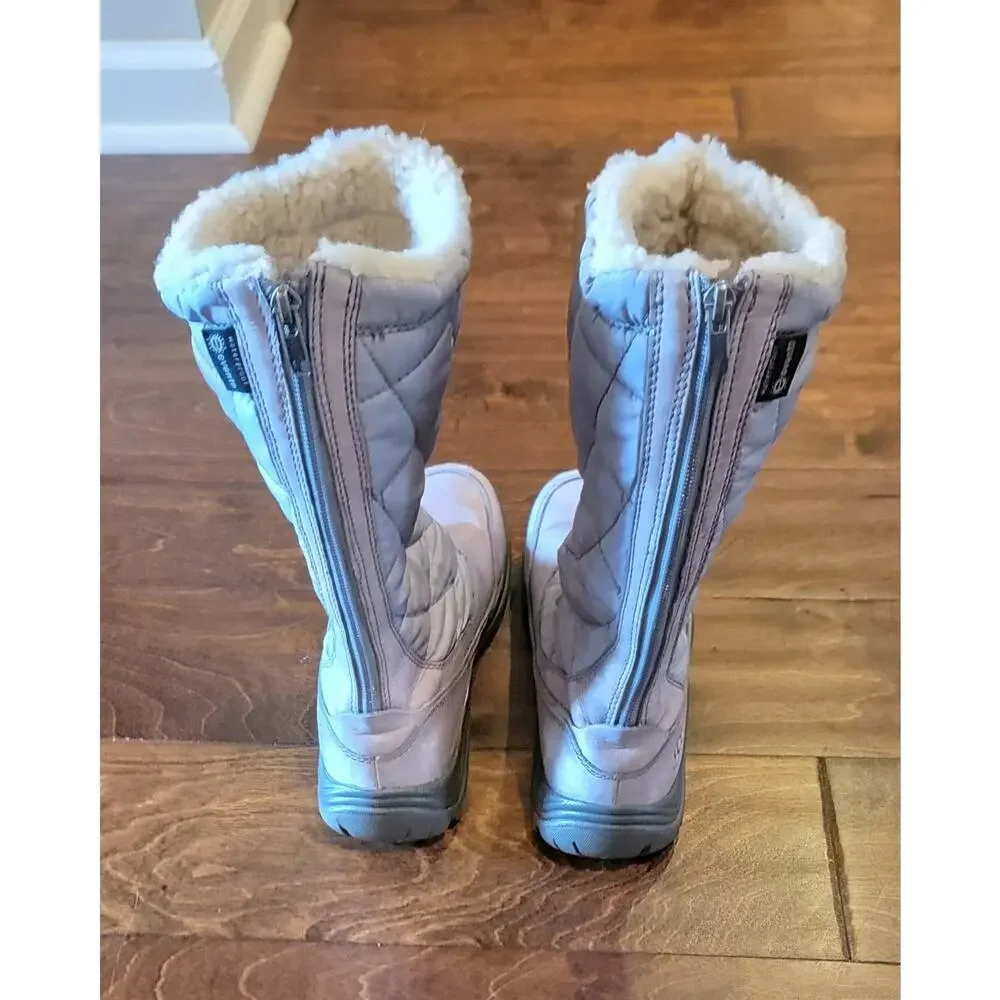 UGG Adirondack Snowpeak Waterproof Winter Boots Grey Quilted Women's 8